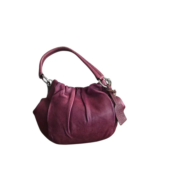 Prada Women's Burgundy Leather Bag - Picture 3 of 7